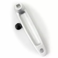 Diverse Pedalarm Venstre Vandret Firkant 170 Mm – Aluminium Sølv