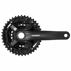 Shimano Crankset 9-Speed Black W/o CG
