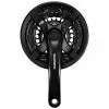 Shimano Crankset 6/7/8-Speed Black -Citybikes salg EFCTY501E244CLB A default