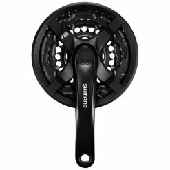 Shimano Crankset 6/7/8-Speed Black