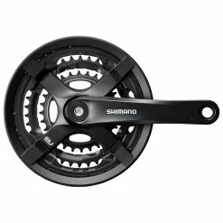 Shimano Crankset 6/7/8-Speed Black