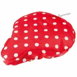 M-Wave Ladybird – Sadelovertræk – Nylon Med 10 Mm Skumpolstring – Prikker