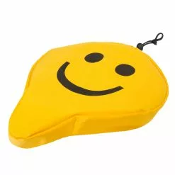 M-Wave Smile – Sadelovertræk – Nylon Med 10 Mm Skumpolstring – Smiley