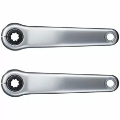 Shimano Steps – Pedalarmset FC-E6100 Sølv – 170 Mm – Uden Klinge