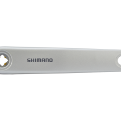 Shimano Steps – Pedalarm Venstre Side Til FC-E5000 – 175mm Lang -Firkant Fit – Sølv