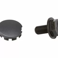 Shimano Steps – Skrue Og Støvdæksel Til Pedalarm Ved Krankaksel – Firkant Aksel