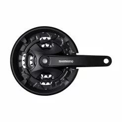 Shimano MT101 – Kranksæt 3 X 9 Gear – 40/30/22 Tands – 175mm – Med Chain Guard